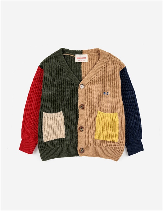 Baby Color Block Cardigan