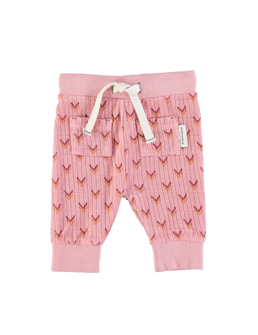 Baby Terry Trousers Pink Arrows