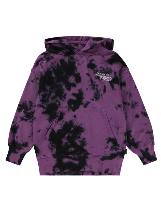 Moz Hoodie Purple Black Dye