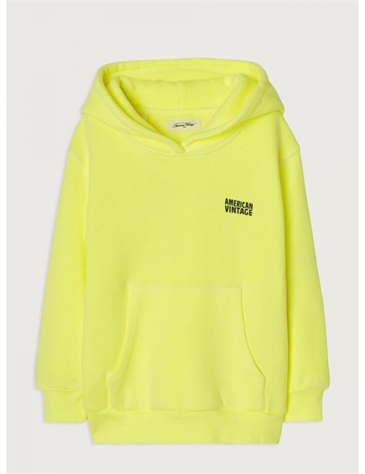 Izubird Hooded Sweatshirt Jaune Fluo