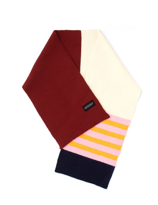 Kitchen Rat Scarf Brick Red Multi