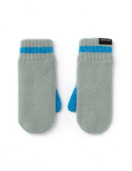 Cute Rabbit Mittens Soft Teal