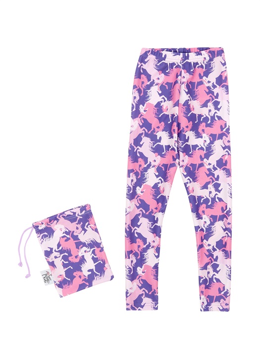 Purple Horse Leggings