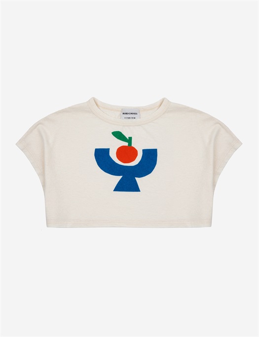 Tomato Plate Cropped T-Shirt