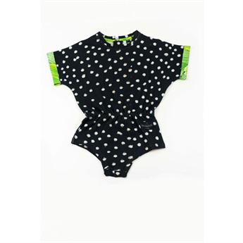 Romper Bunny Black