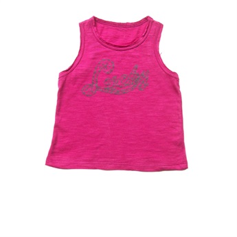 Baby Sleeveless T-Shirt Lucky Fuchsia