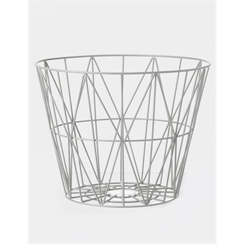Wire Basket Grey - L