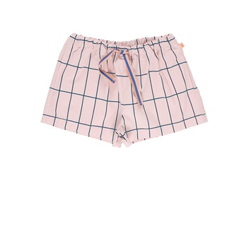 Big Grid Shorts Pale Pink