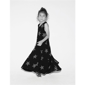 360 Maxi Star Dress Black