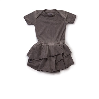 Baby Onesie Skirt Dyed Grey