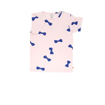 Baby Bow Ties SS Tee Pale Pink / Blue