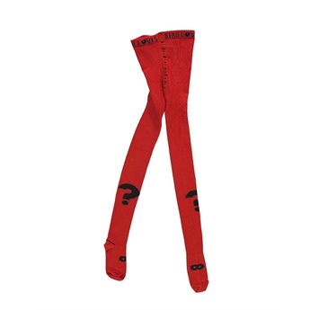Tights Question Mark Red