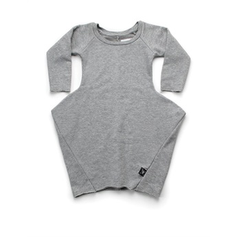 Abstract Dress Heather Grey