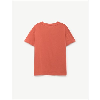 Rooster T-Shirt Red Peach