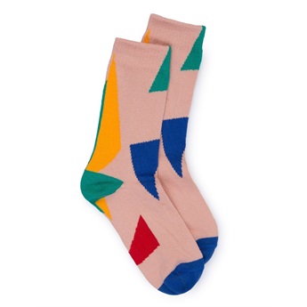 Geometric Flounce Socks