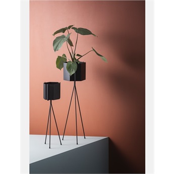 Plant Stand Black Low