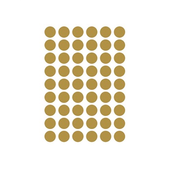 Mini Dots Wallsticker Gold