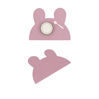 Bunny Placemat Dusty Rose