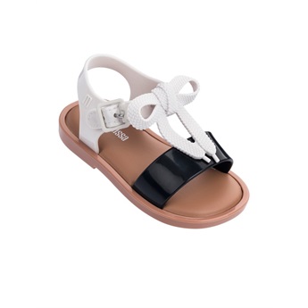 Mini Melissa Mar Sandal Black / White / Brown