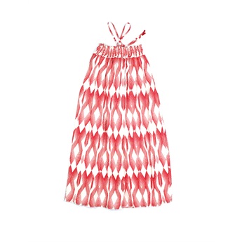 Inle Dress Rouge