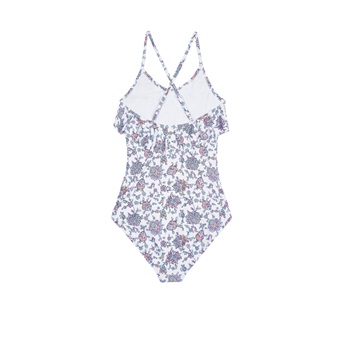 Pop Palace Floral Ruffle Swimsuit