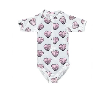 UPF50+ Heart Shell Swimsuit