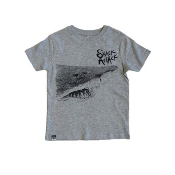 Shark T-Shirt Grey Melange