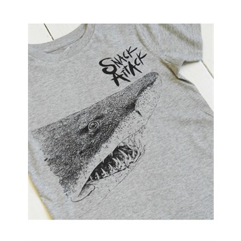 Shark T-Shirt Grey Melange
