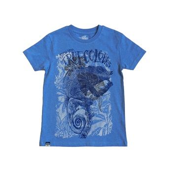 Chameleon T-Shirt Blue Melange