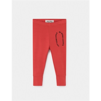 Baby Starchild Patch Red Leggings