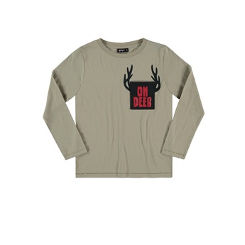 Deer Pocket T-Shirt Sand