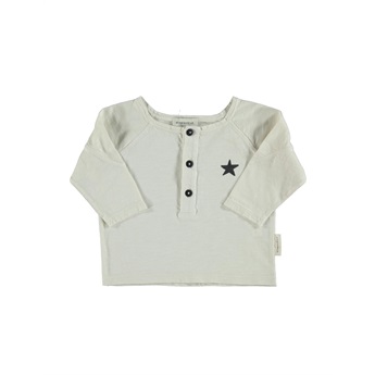 Baby T-Shirt Ecru Logo Print