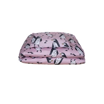 Pink Penguins Duvet Cover 100x140