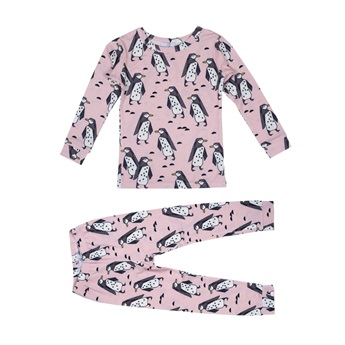 Pyjama Set Pink Penguins