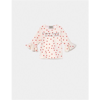Baby Dots Ruffle Swim Top