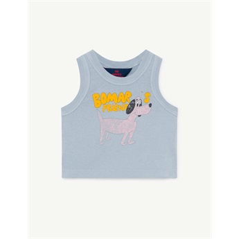 Baby Frog T-Shirt Blue Dog