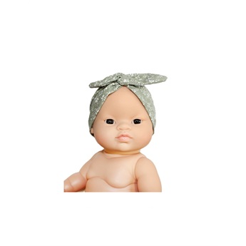 Doll Headband Cotton Gauze Vert Tilleul***PREORDER****