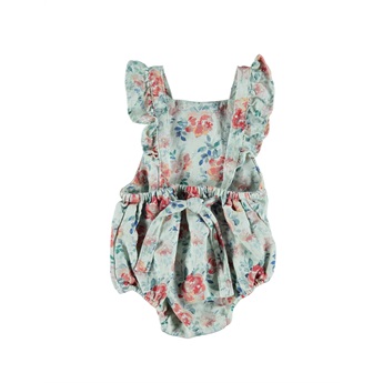 Baby Romper With Frills Flower