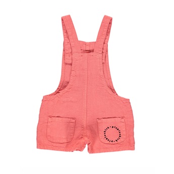 Short Dungarees Coral