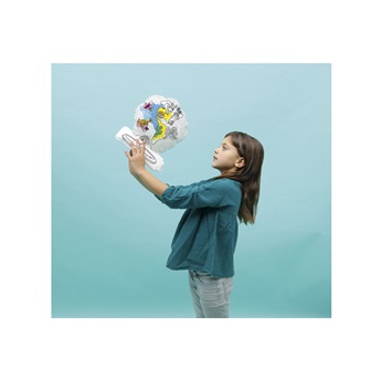3D Paper Colouring Air Toy Atlas