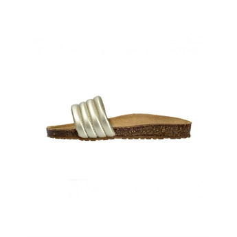 Cork Sandal Gold