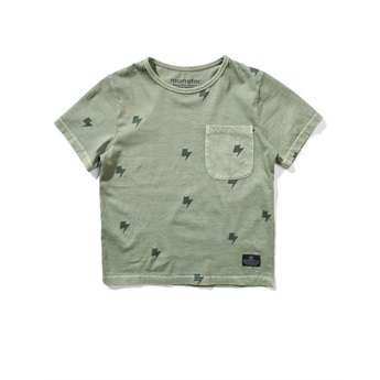 Bolts Tee Washed Olive