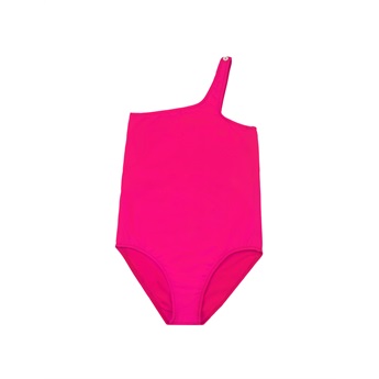 Gina One Shoulder Swimsuit Fuschia