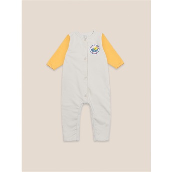Baby Lucky Star Patch Fleece Overall