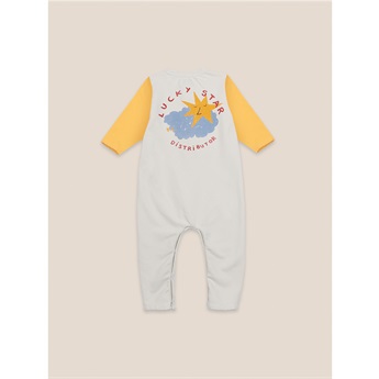 Baby Lucky Star Patch Fleece Overall