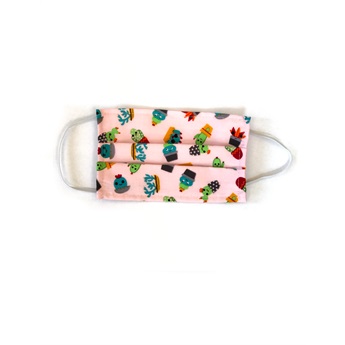 Face Mask Pink Cactus