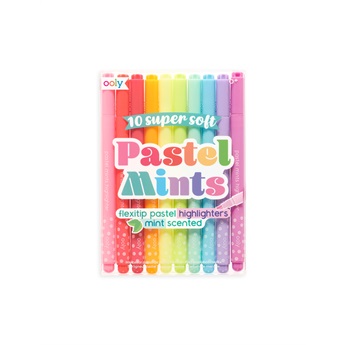 Pastel Mints Scented Hightlighters - Set of 10
