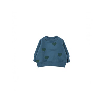 Baby Hearts Sweatshirt Blue / Dark Green