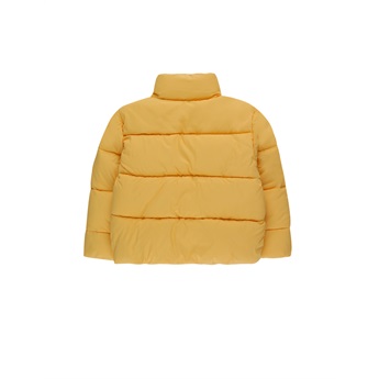 Solid Padded Jacket Yellow