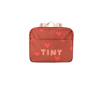 Hearts Small Backpack Sienna / Red
